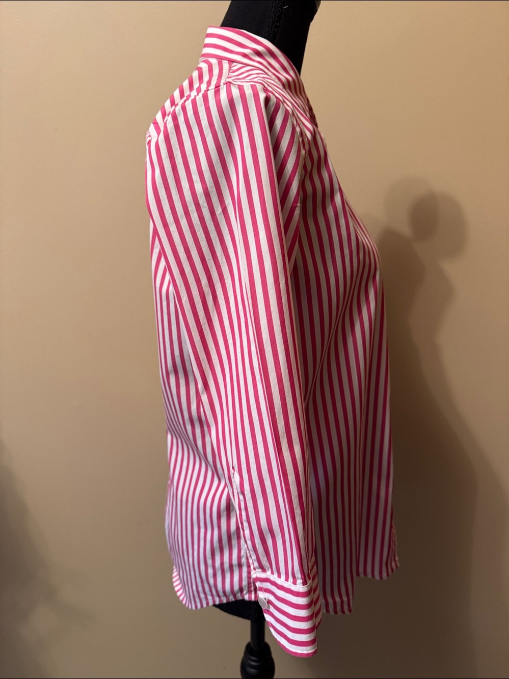 Ralph Lauren Pink & White Striped Button-Down Shirt - Picture 4 of 8